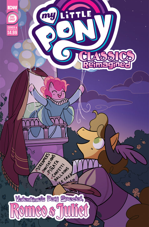 My Little Pony : Les classiques réinventés - Spécial Saint-Valentin, Roméo et Juliette Couverture A (Ayoub)