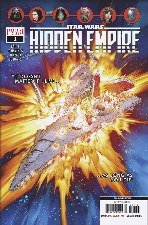 STAR WARS HIDDEN EMPIRE #1 (OF 5) 2ND PTG