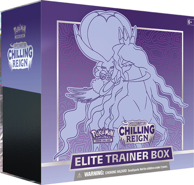 POKEMON - CHILLING REIGN - CAJA DE ENTRENADOR DE ÉLITE - SHADOW RIDER CALYREX